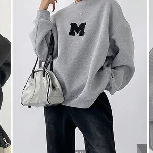 Minimalism oversized sweatshirt